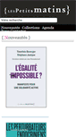 Mobile Screenshot of lespetitsmatins.fr